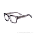 Último logotipo unisex personalizado Full Rim Grueso Acetato Gafas Frames Eyewear